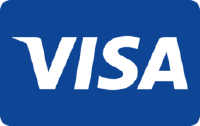 Icône Visa : carte de crédit et débit pour paiements sécurisés et rapides à l'international, largement acceptée.